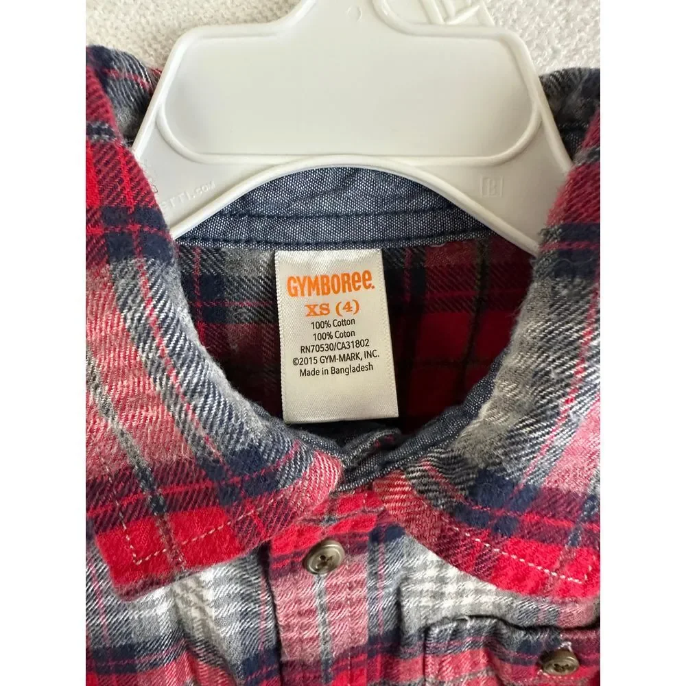Gymboree Button Up‎ Boys Extra Small Long Sleeve